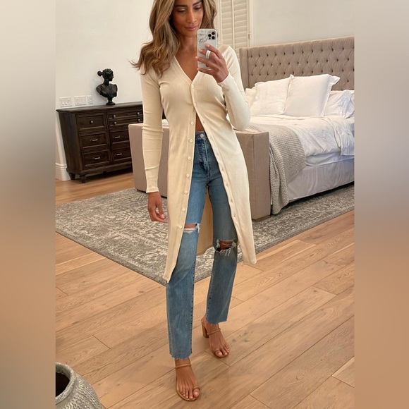 Splendid | Ribbed Button Down Shirt Dress - Picture 1 of 4